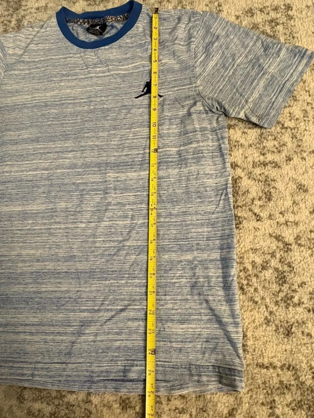 Men’s Medium Jordan Blue & White Fade Tee
